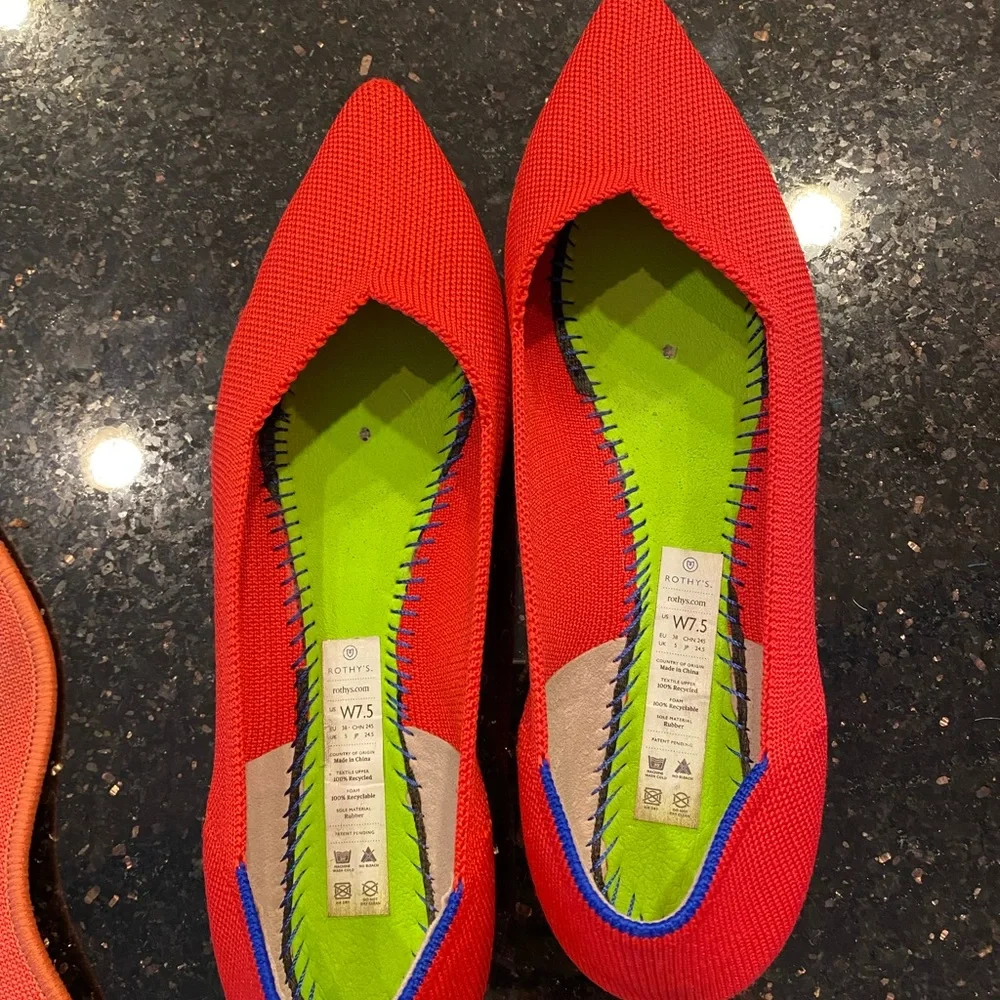Red Rothys size 7.5 - Picture 3 of 4